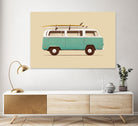 Blue Van by Florent Bodart on GIANT ART - blue digital drawing