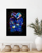 The Embrace - Black Variant by Alessandro Pautasso on GIANT ART - black digital painting