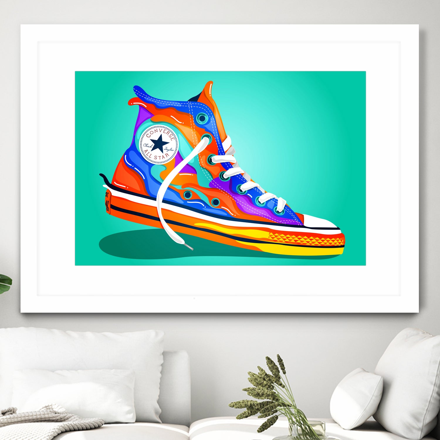 The Classic Series: Converse by Michelle Karyl Nerona on GIANT ART - white digital painting