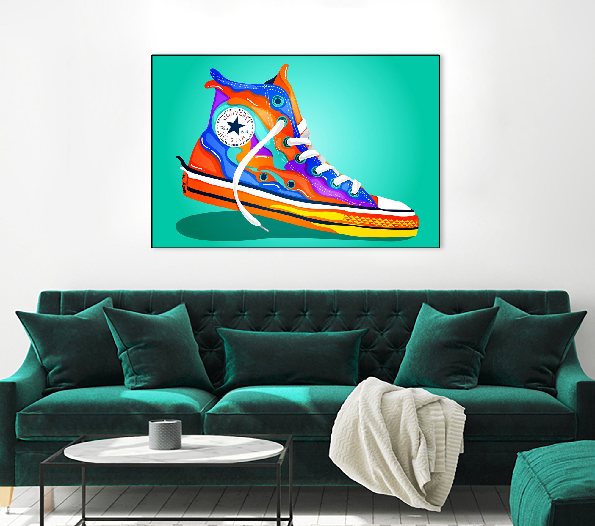 The Classic Series: Converse by Michelle Karyl Nerona on GIANT ART - white digital painting