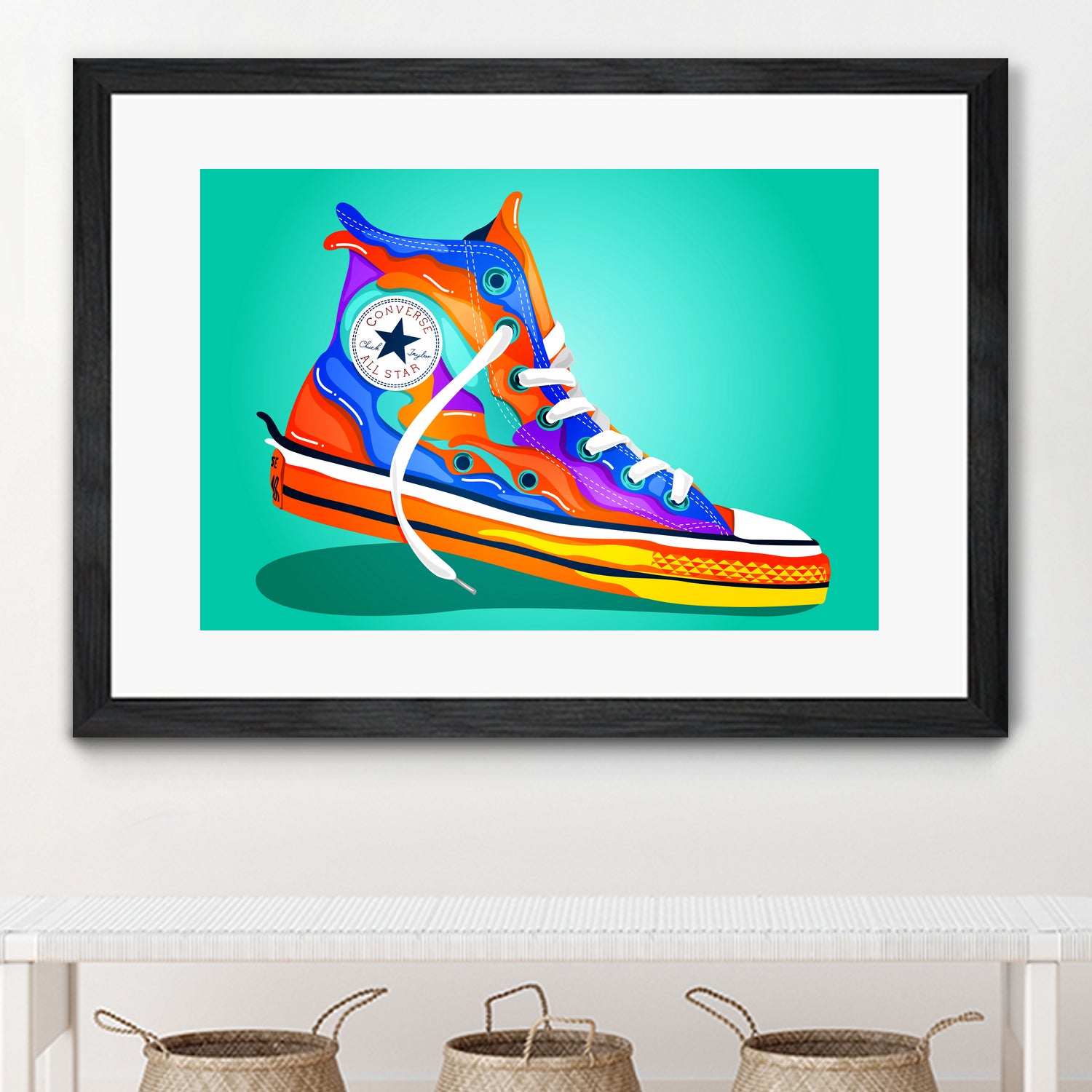 The Classic Series: Converse by Michelle Karyl Nerona on GIANT ART - white digital painting