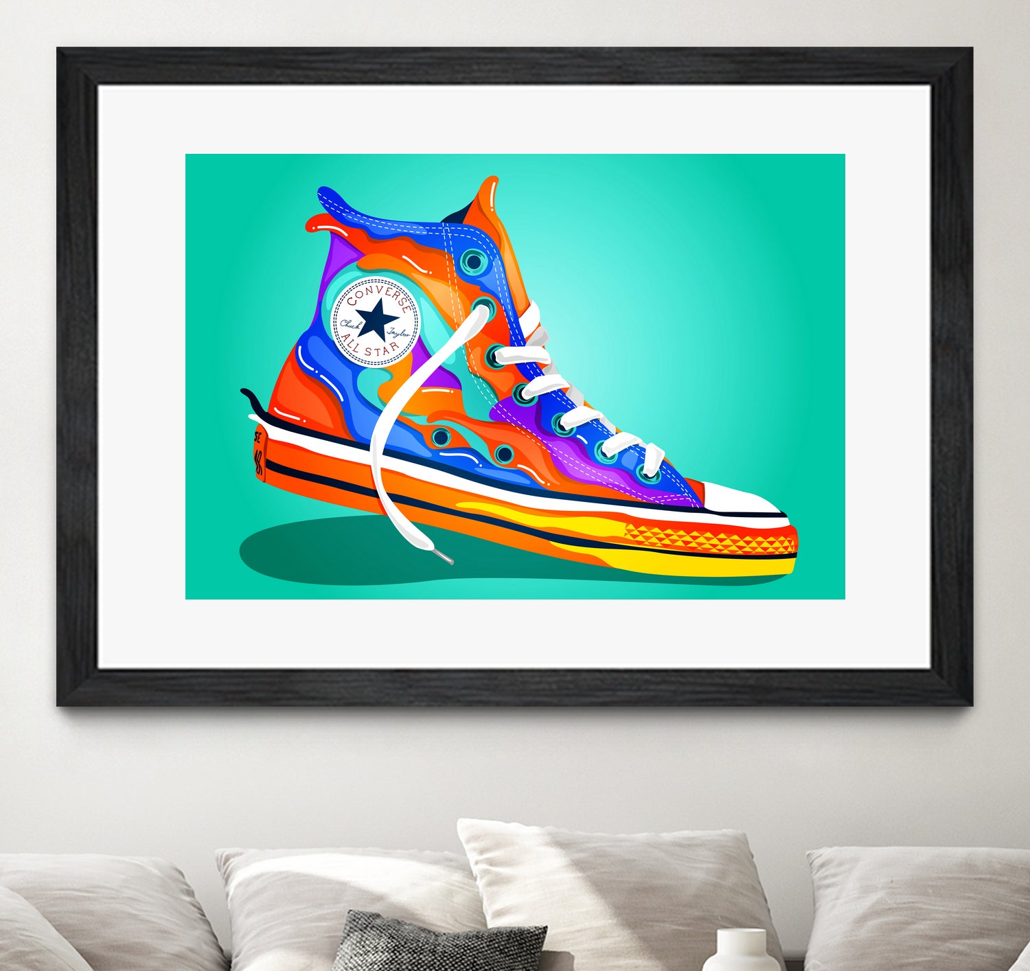 The Classic Series: Converse by Michelle Karyl Nerona on GIANT ART - white digital painting