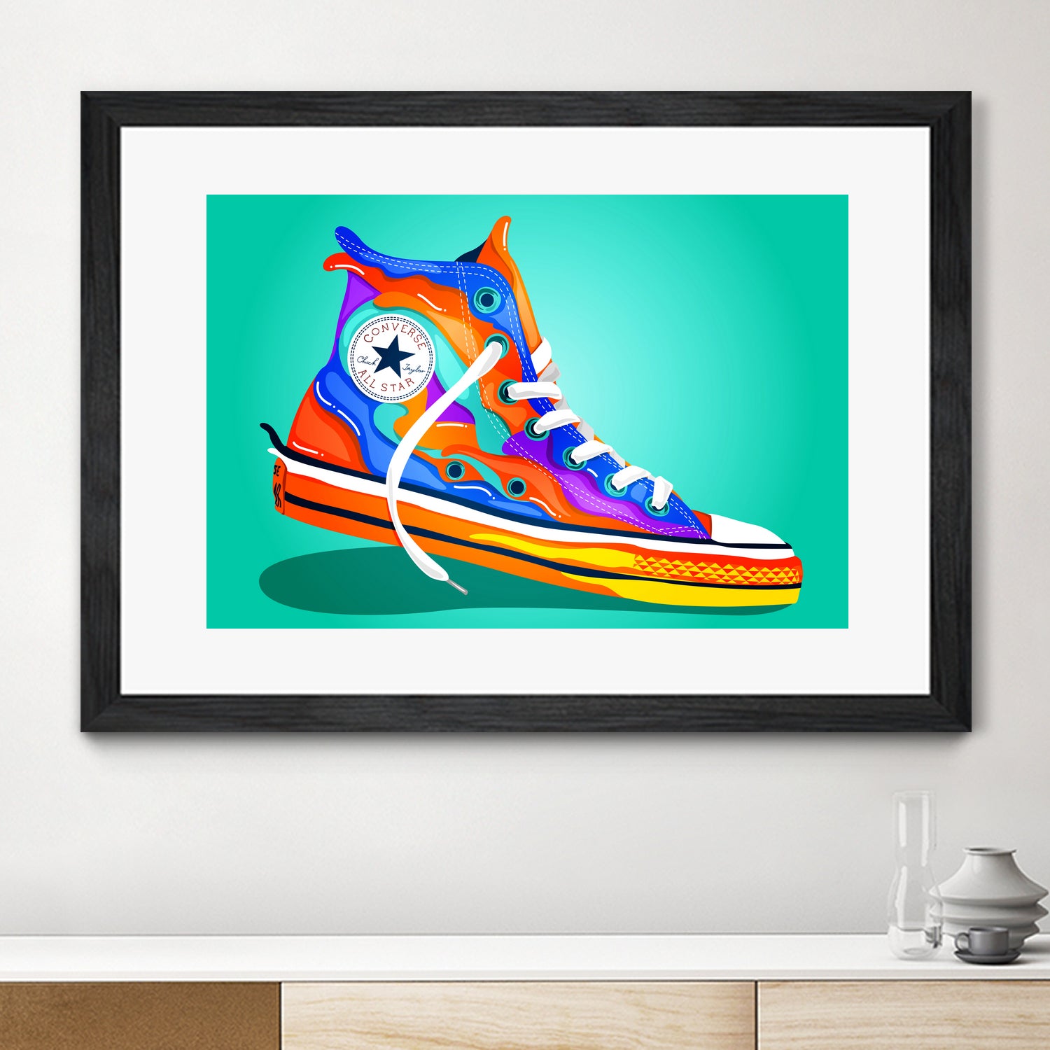 The Classic Series: Converse by Michelle Karyl Nerona on GIANT ART - white digital painting