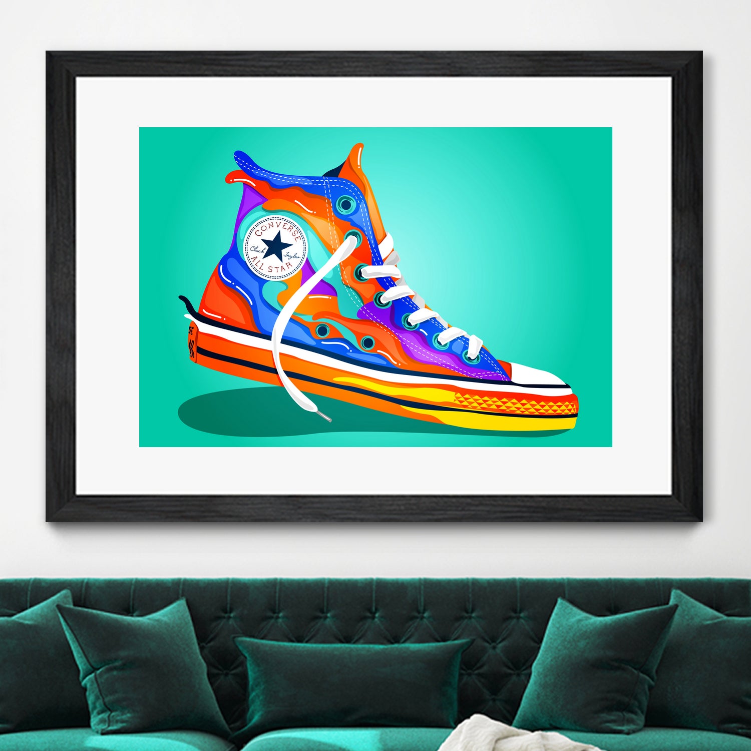 The Classic Series: Converse by Michelle Karyl Nerona on GIANT ART - white digital painting