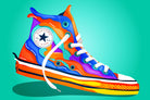 The Classic Series: Converse by Michelle Karyl Nerona on GIANT ART - white digital painting