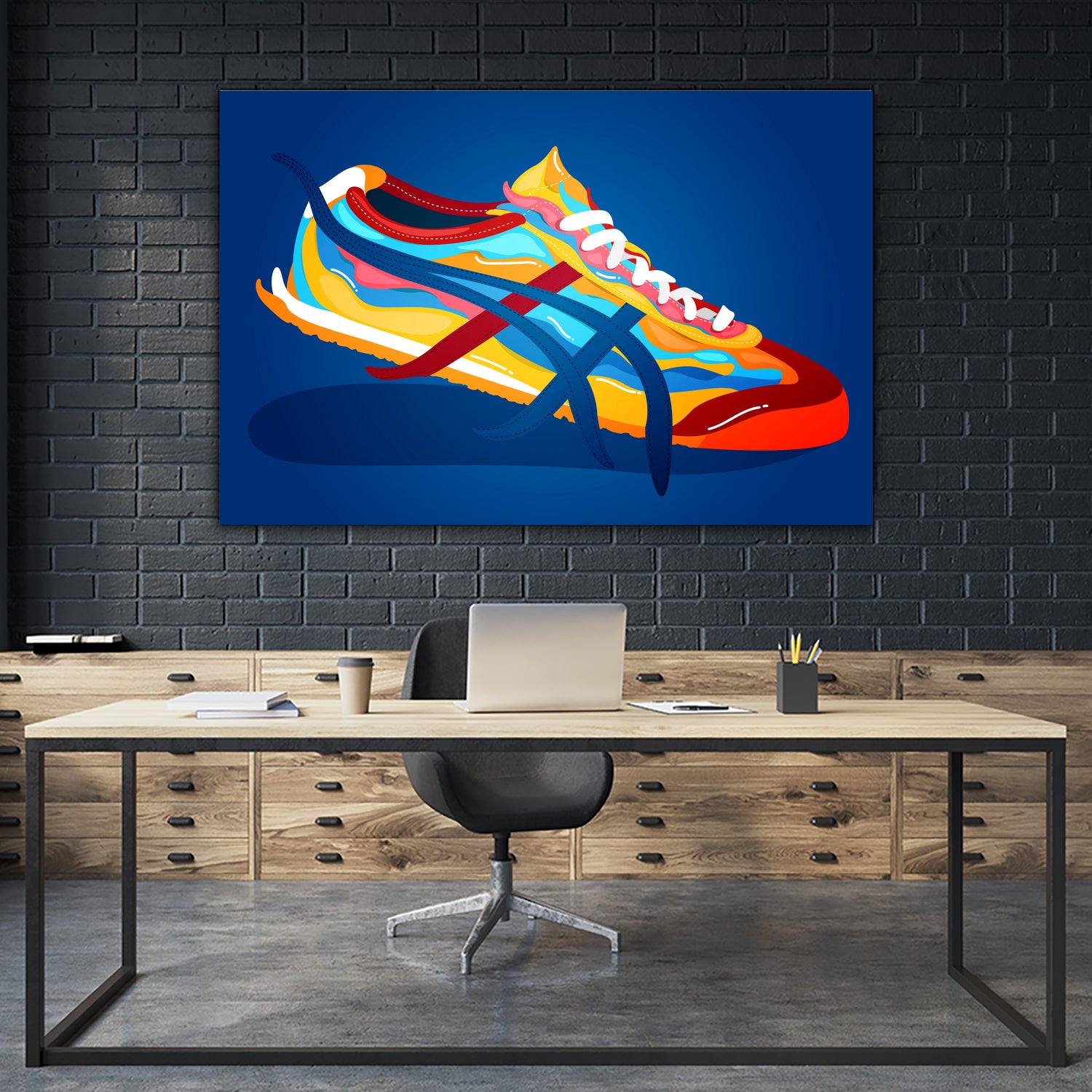 The Classic Series: Onitsuka Tiger Mexico 66 by Michelle Karyl Nerona on GIANT ART - white digital painting