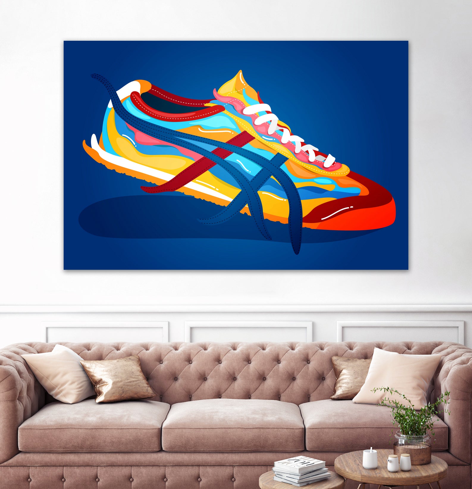 The Classic Series: Onitsuka Tiger Mexico 66 by Michelle Karyl Nerona on GIANT ART - white digital painting