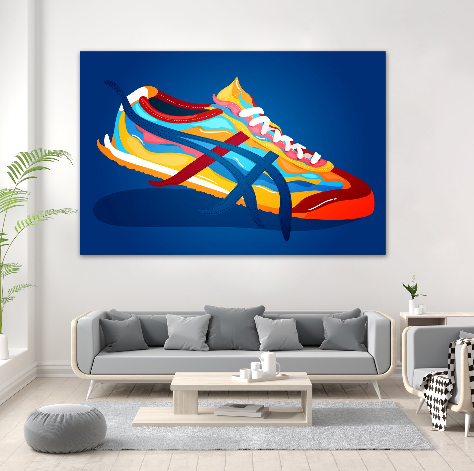 The Classic Series: Onitsuka Tiger Mexico 66 by Michelle Karyl Nerona on GIANT ART - white digital painting