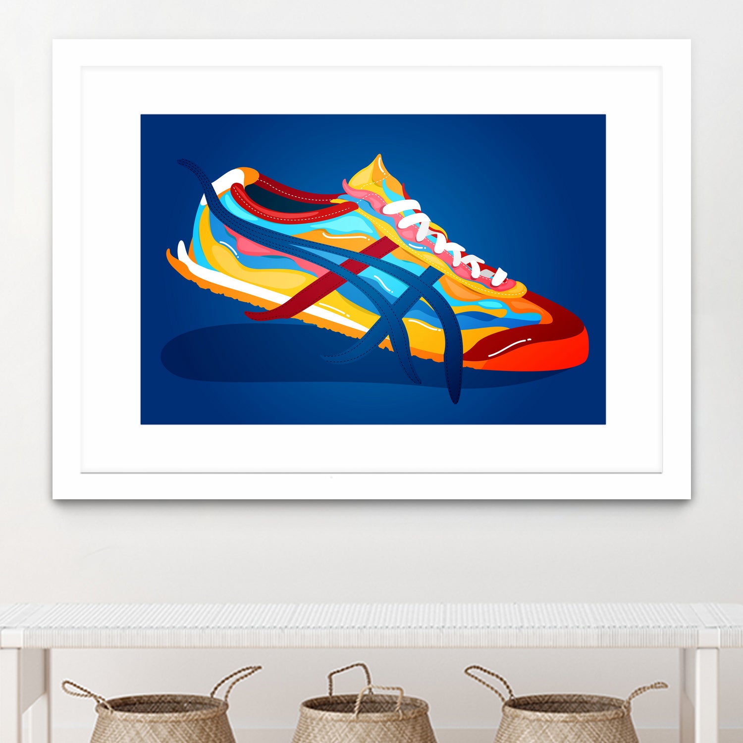 The Classic Series: Onitsuka Tiger Mexico 66 by Michelle Karyl Nerona on GIANT ART - white digital painting