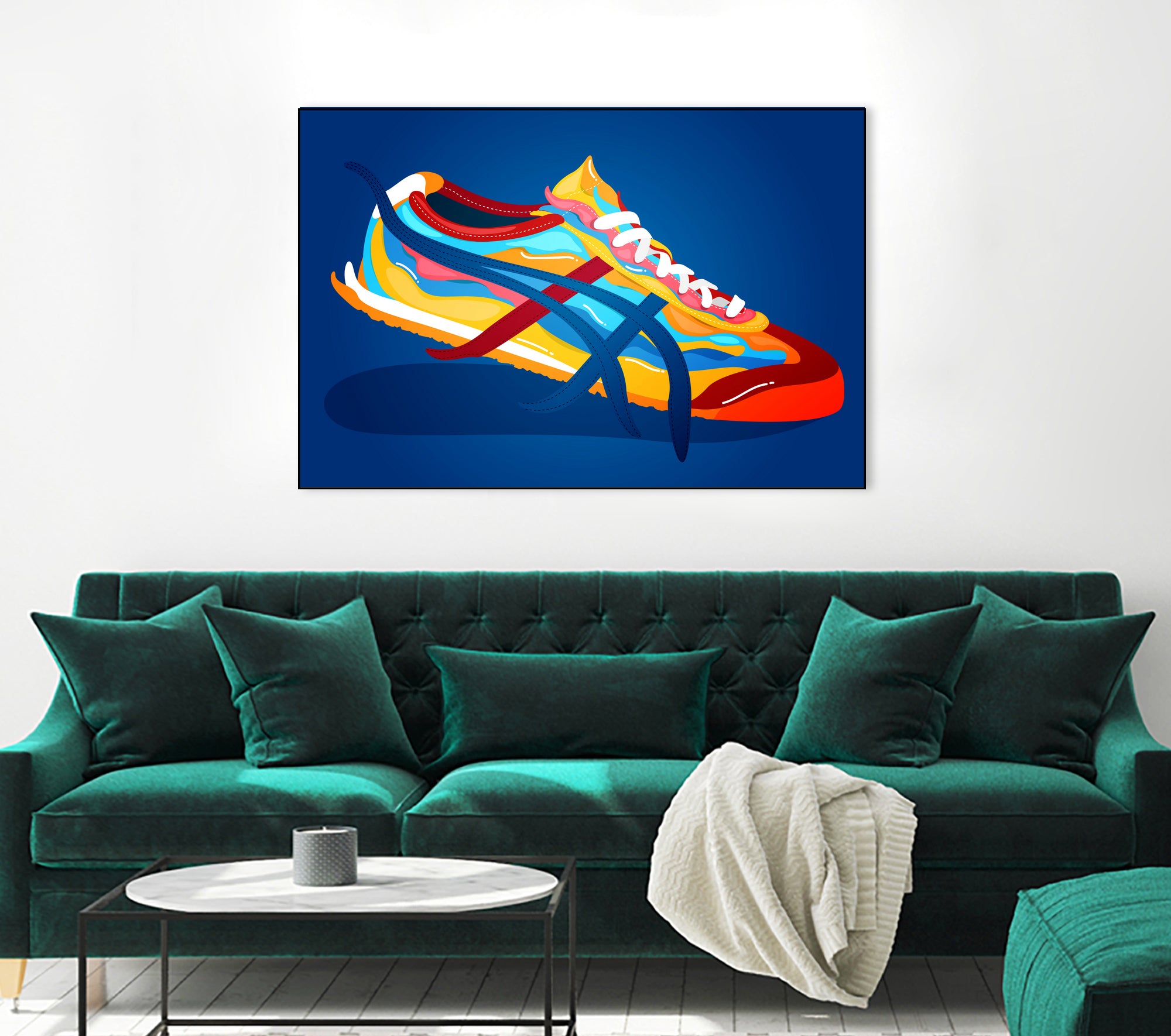 The Classic Series: Onitsuka Tiger Mexico 66 by Michelle Karyl Nerona on GIANT ART - white digital painting