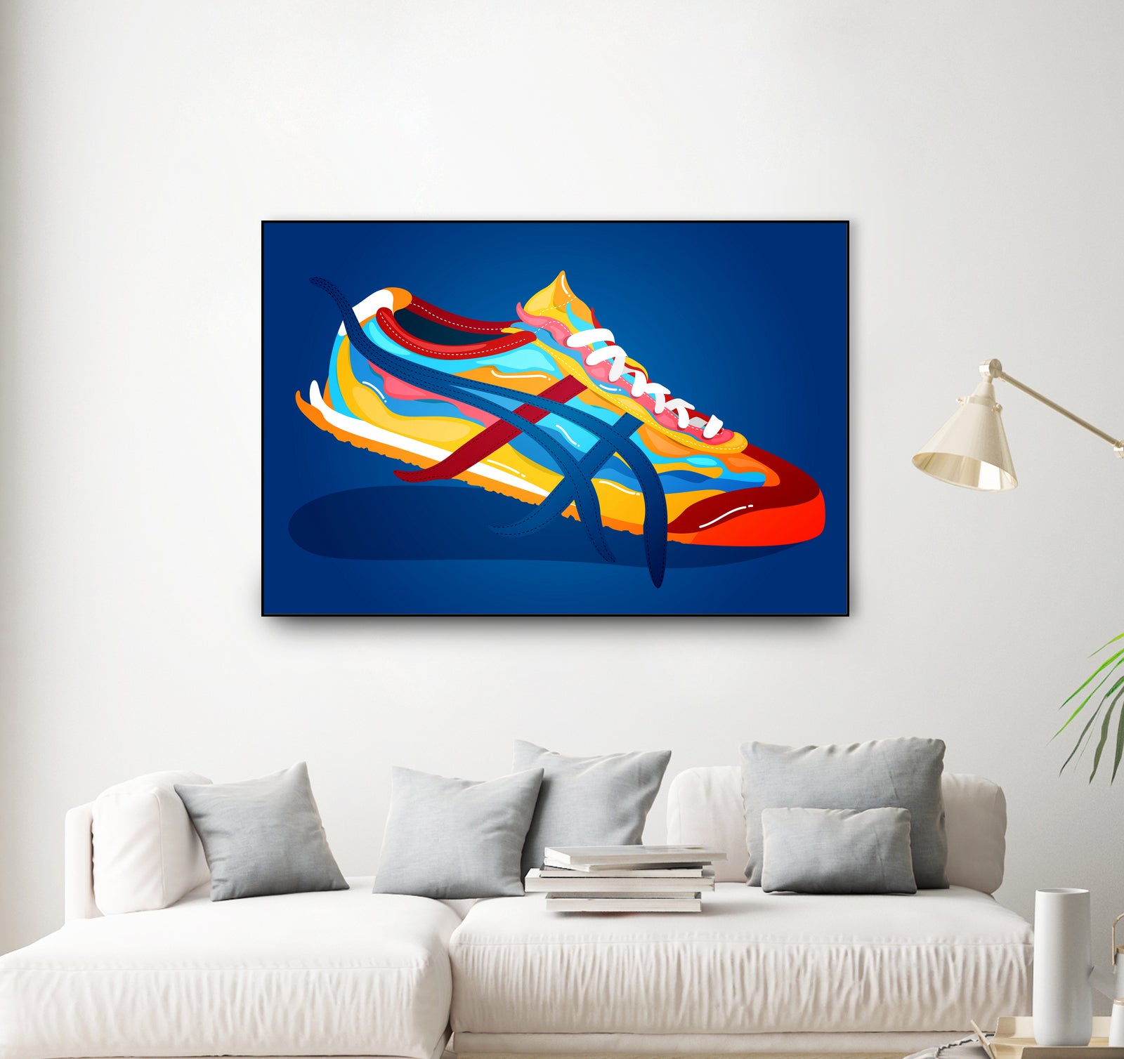 The Classic Series: Onitsuka Tiger Mexico 66 by Michelle Karyl Nerona on GIANT ART - white digital painting