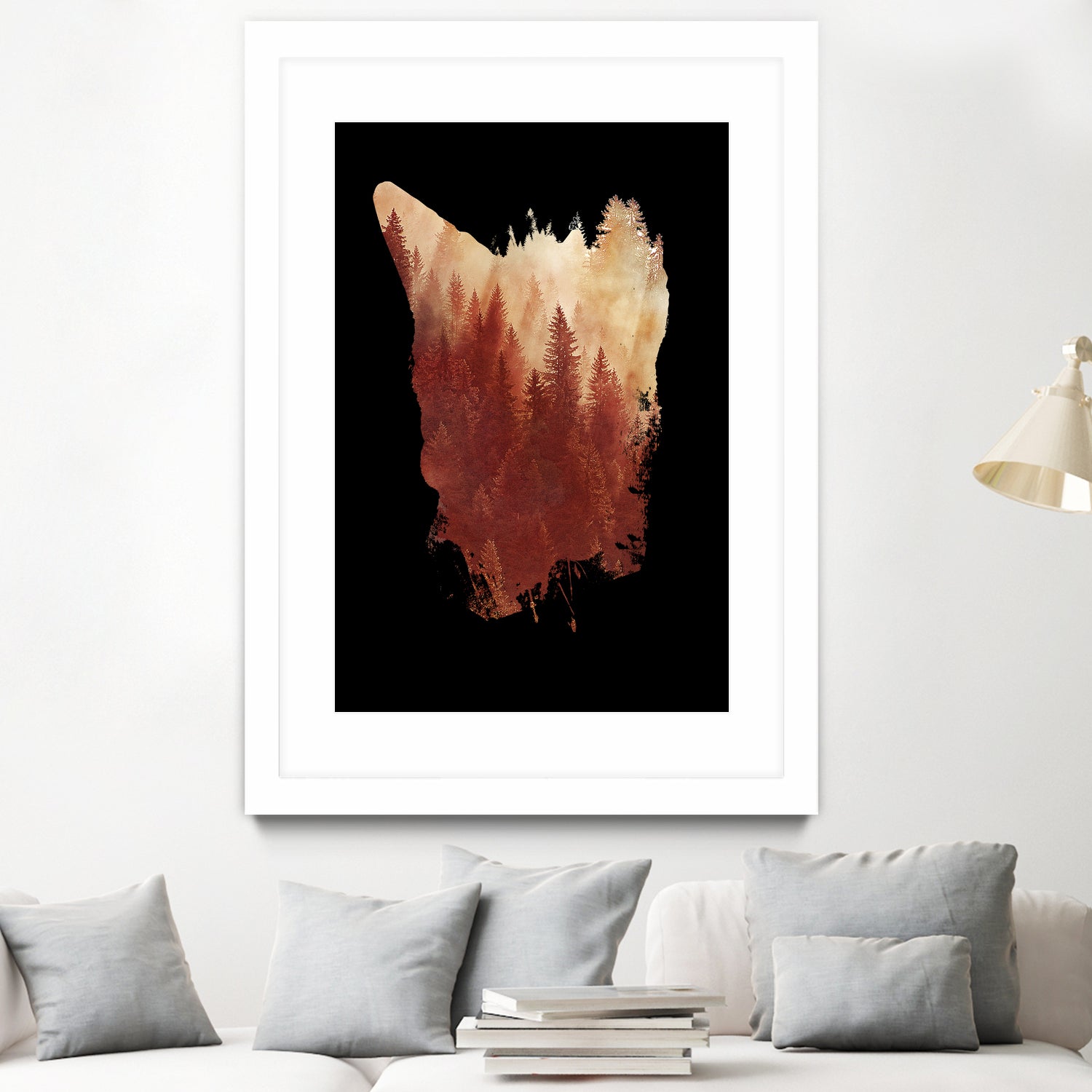 Blind Fox by Robert Farkas on GIANT ART - red digital painting