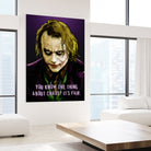 Joker Says by Dan Avenell on GIANT ART - fuchsia digital painting