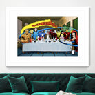 Marvel: Stan Lee's Super Supper by Dan Avenell on GIANT ART - gray digital drawing