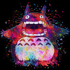 Totoro by Alessandro Pautasso on GIANT ART - black digital painting