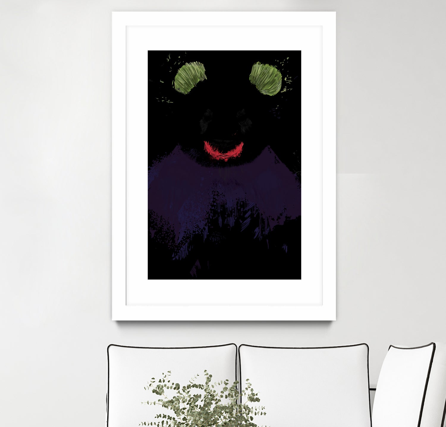 jokerface by Solti Balázs on GIANT ART - white digital painting