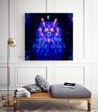 Fantasy Owl by Ilya Shapko on GIANT ART - blue character design
