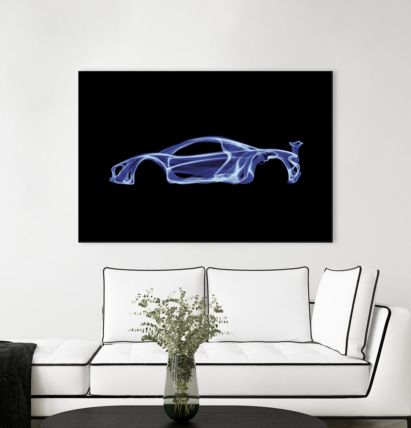 McLaren P1 by Octavian Mihai Mielu on GIANT ART - blue digital painting