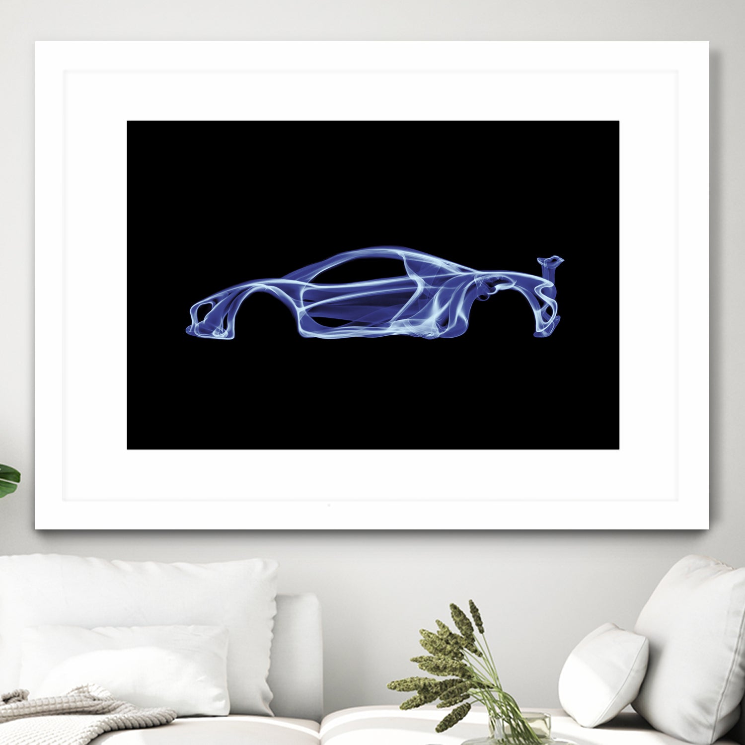 McLaren P1 by Octavian Mihai Mielu on GIANT ART - blue digital painting