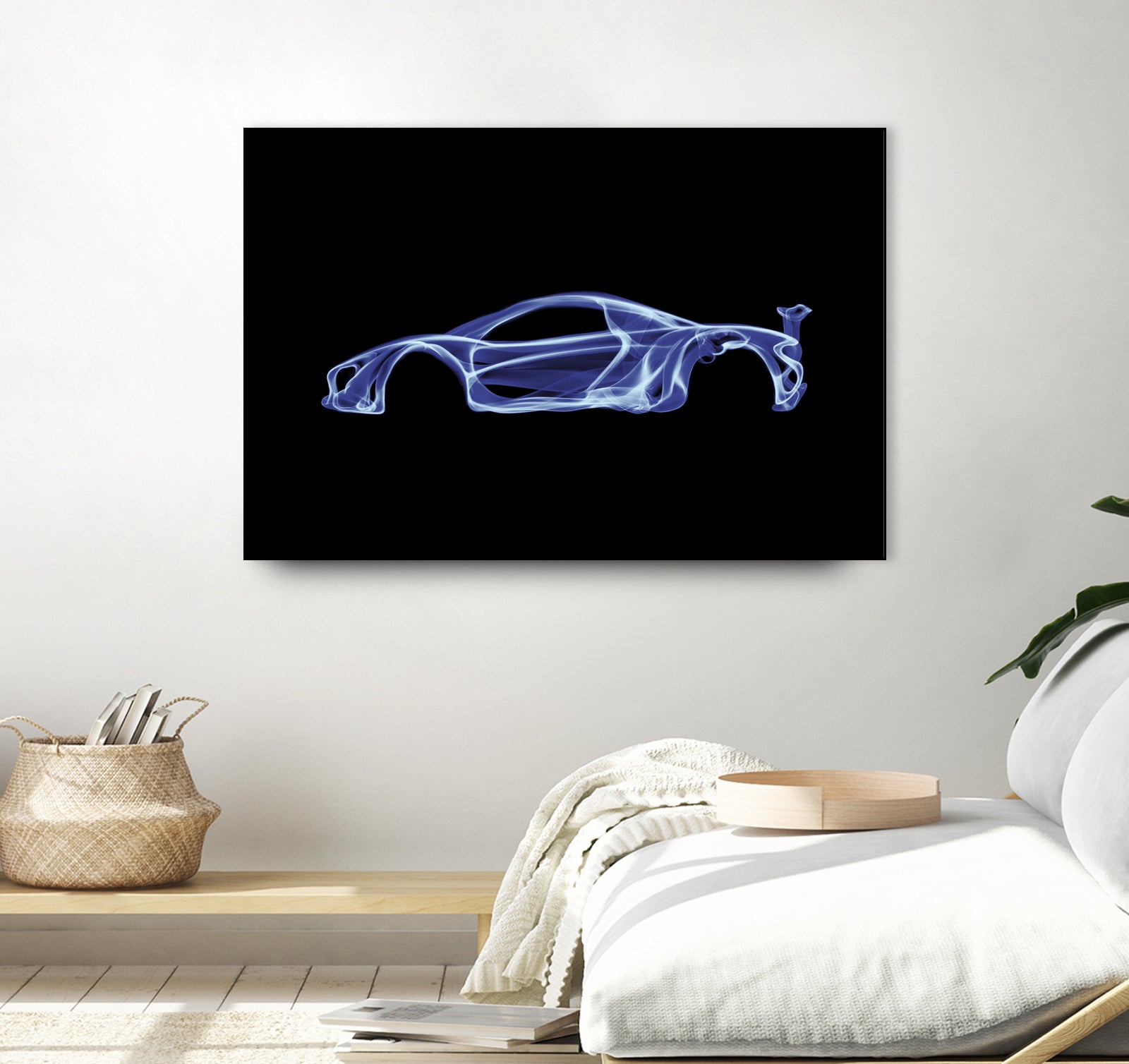 McLaren P1 by Octavian Mihai Mielu on GIANT ART - blue digital painting