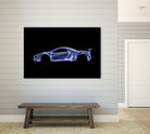 McLaren P1 by Octavian Mihai Mielu on GIANT ART - blue digital painting