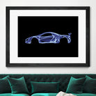 McLaren P1 by Octavian Mihai Mielu on GIANT ART - blue digital painting