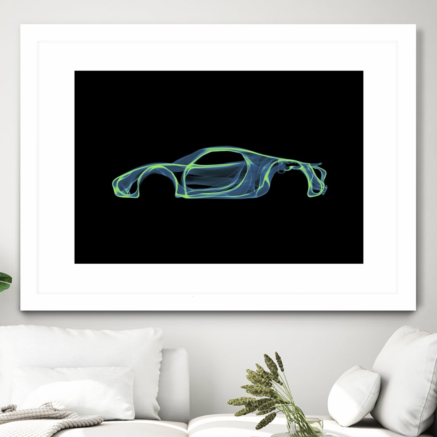 Porsche 918 spyder by Octavian Mihai Mielu on GIANT ART - green digital painting