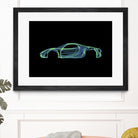 Porsche 918 spyder by Octavian Mihai Mielu on GIANT ART - green digital painting