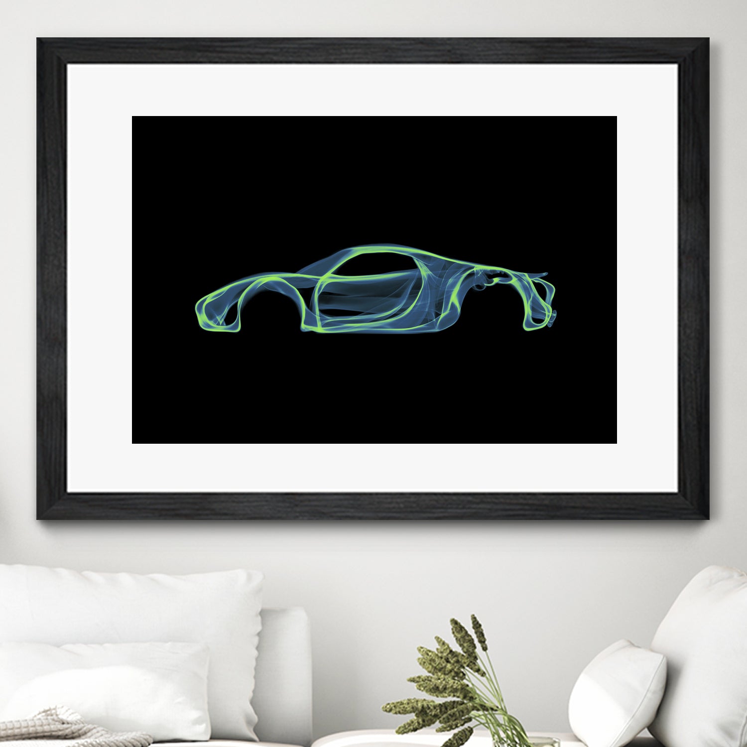 Porsche 918 spyder by Octavian Mihai Mielu on GIANT ART - green digital painting