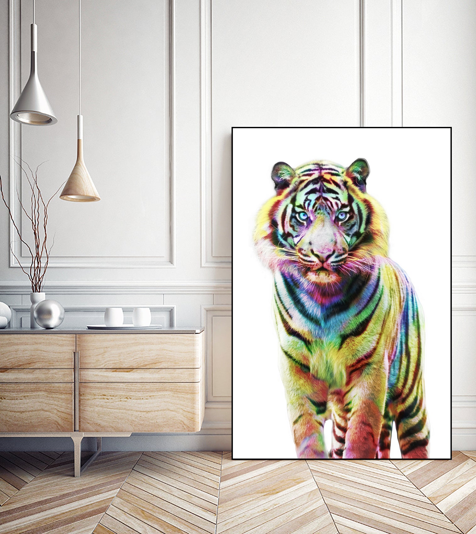 Le Tigre de Couleurs by Julien Kaltnecker on GIANT ART - digital drawing