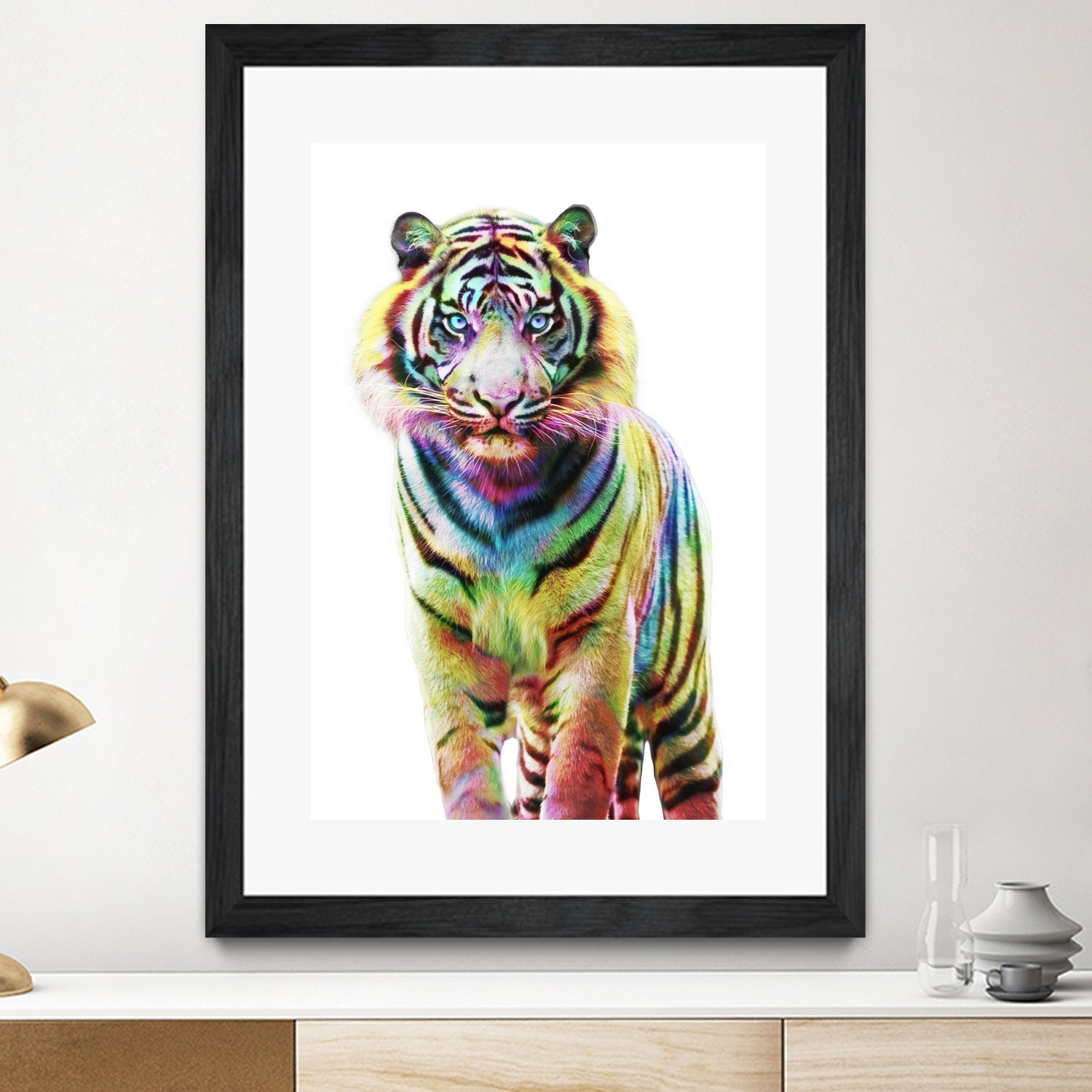 Le Tigre de Couleurs by Julien Kaltnecker on GIANT ART - digital drawing