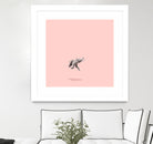 Float - Like a bird by Jason Ratliff on GIANT ART - pink digital painting