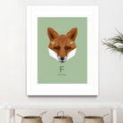 F is for Fox by Linn Maria Odnes Jensen on GIANT ART - digital drawing