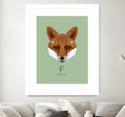 F is for Fox by Linn Maria Odnes Jensen on GIANT ART - digital drawing