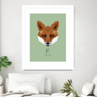 F is for Fox by Linn Maria Odnes Jensen on GIANT ART - digital drawing