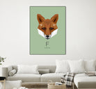 F is for Fox by Linn Maria Odnes Jensen on GIANT ART - digital drawing