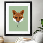 F is for Fox by Linn Maria Odnes Jensen on GIANT ART - digital drawing