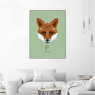 F is for Fox by Linn Maria Odnes Jensen on GIANT ART - digital drawing