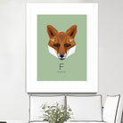 F is for Fox by Linn Maria Odnes Jensen on GIANT ART - digital drawing