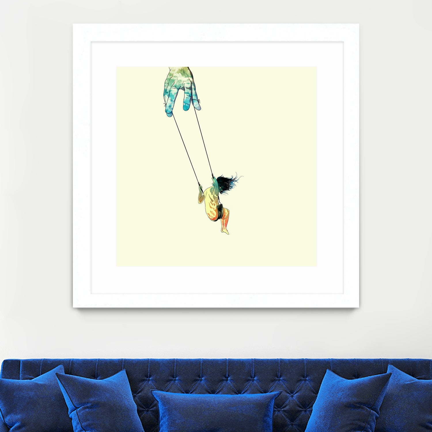 Swing me higher by matheus lopes on GIANT ART - yellow digital drawing