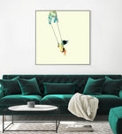 Swing me higher by matheus lopes on GIANT ART - yellow digital drawing