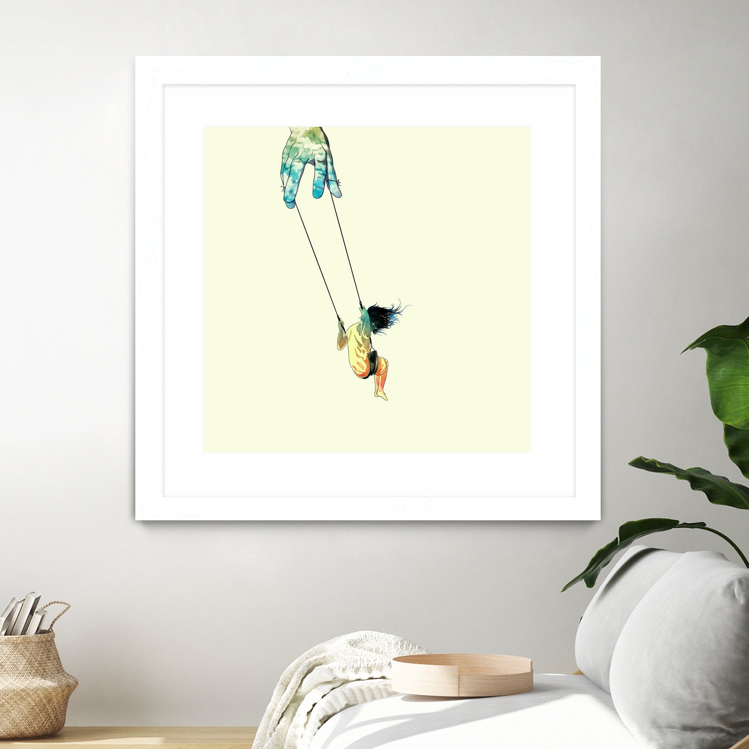 Swing me higher by matheus lopes on GIANT ART - yellow digital drawing