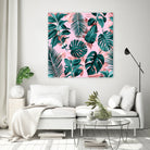 Tropical Garden II by burcu korkmazyurek on GIANT ART - pink digital painting