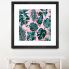 Tropical Garden II by burcu korkmazyurek on GIANT ART - pink digital painting