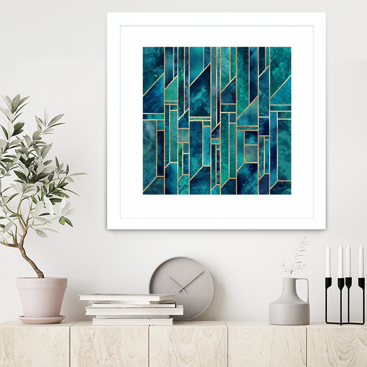 Blue Skies by Elisabeth Fredriksson on GIANT ART - blue digital painting