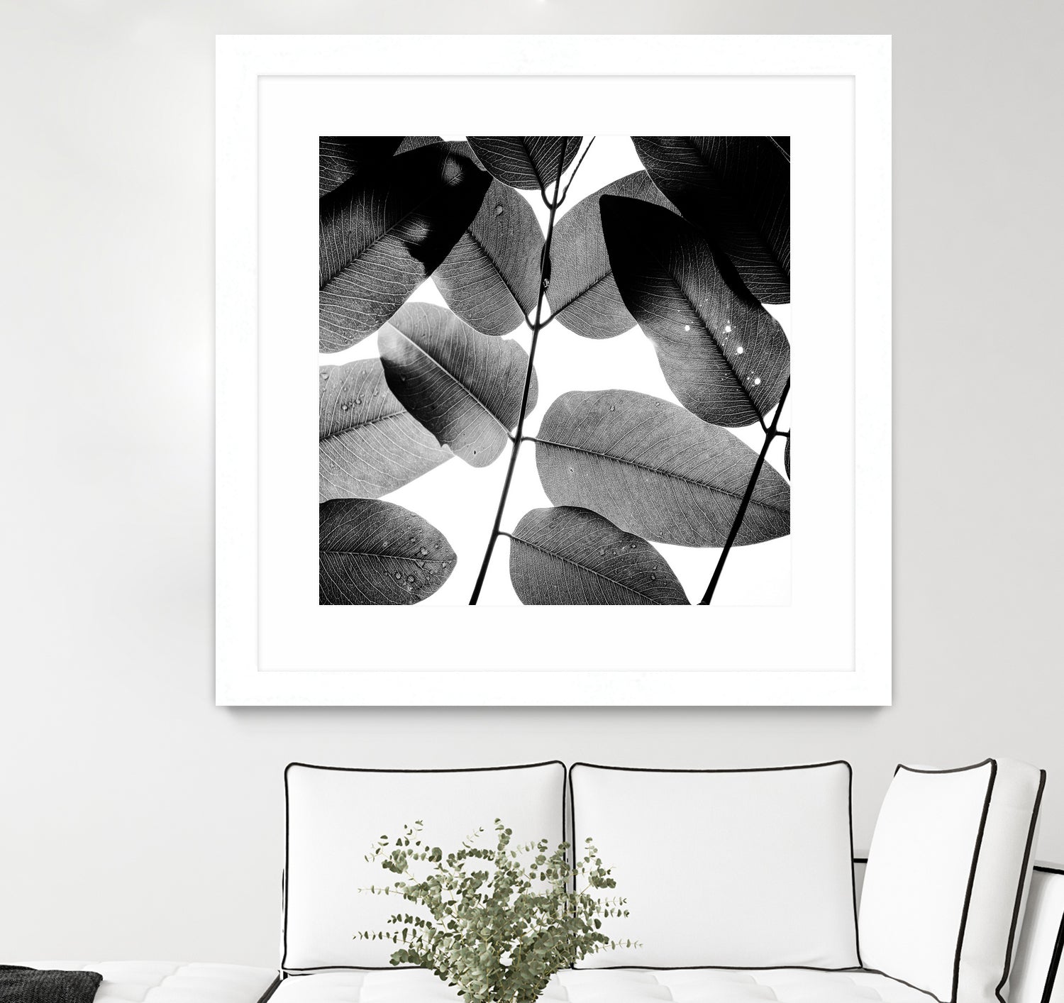 Experiments with Leaves by Tal Paz-Fridman on GIANT ART - gray photo illustration