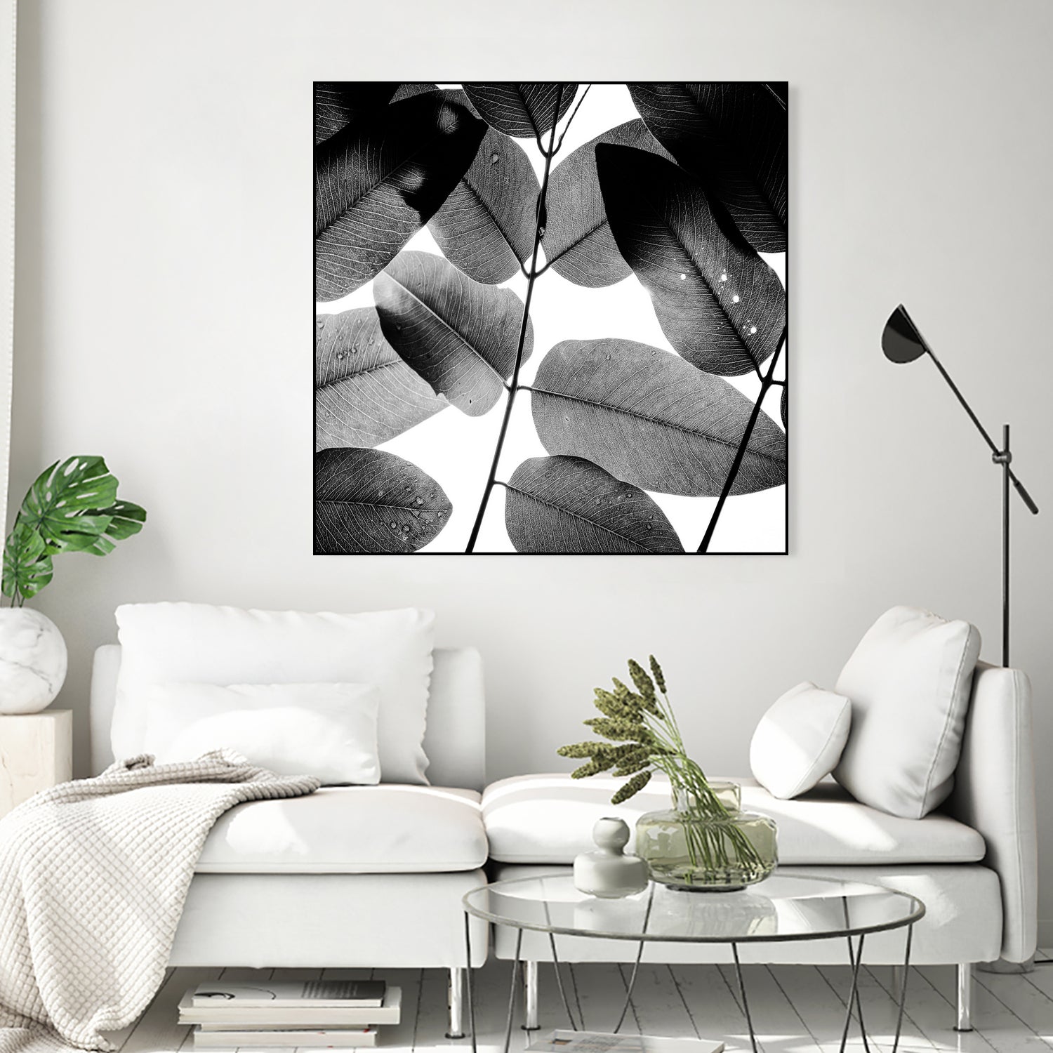 Experiments with Leaves by Tal Paz-Fridman on GIANT ART - gray photo illustration