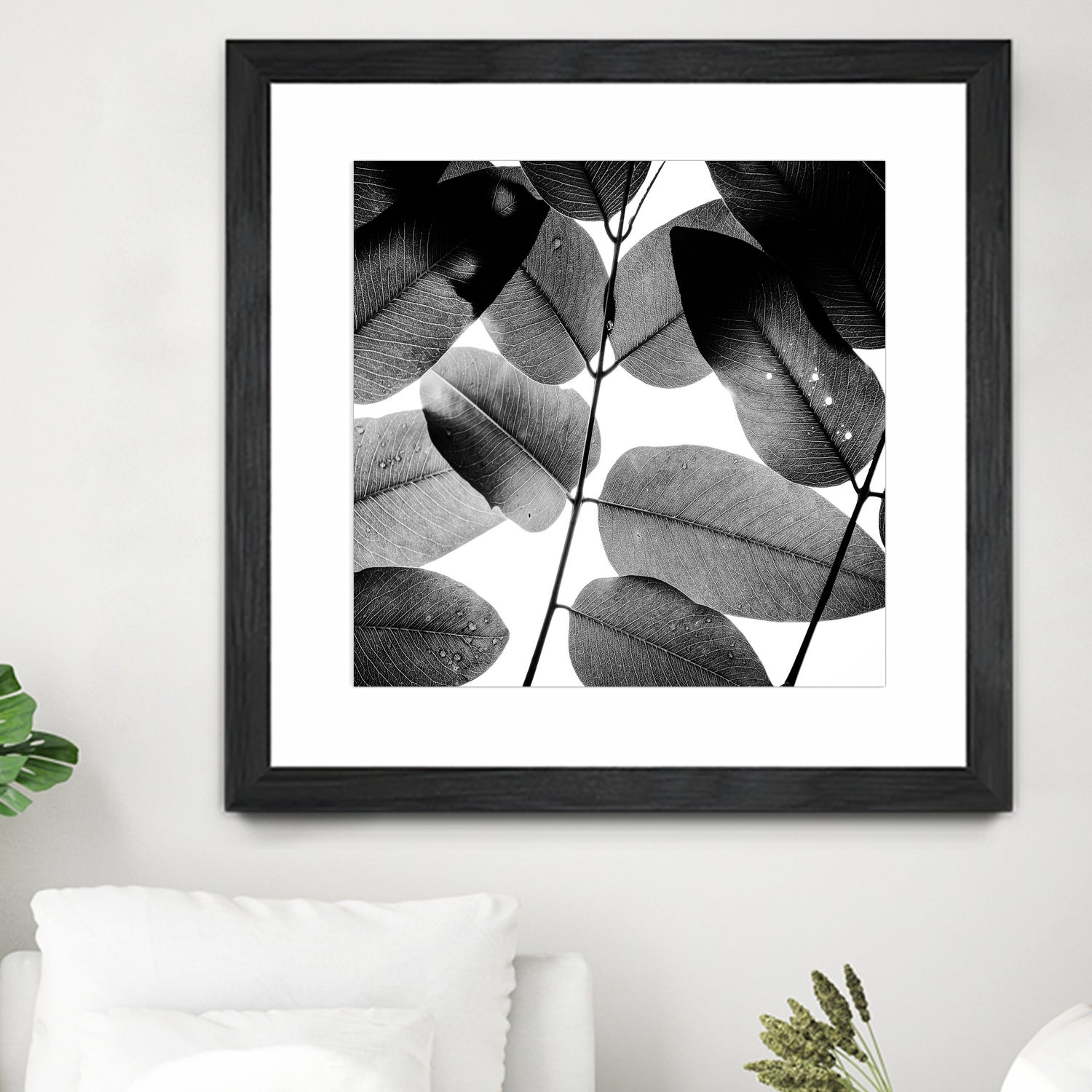 Experiments with Leaves by Tal Paz-Fridman on GIANT ART - gray photo illustration