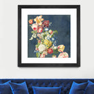 Floral tribute to Louis McNeice by anne corr on GIANT ART - blue digital painting