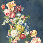 Floral tribute to Louis McNeice by anne corr on GIANT ART - blue digital painting